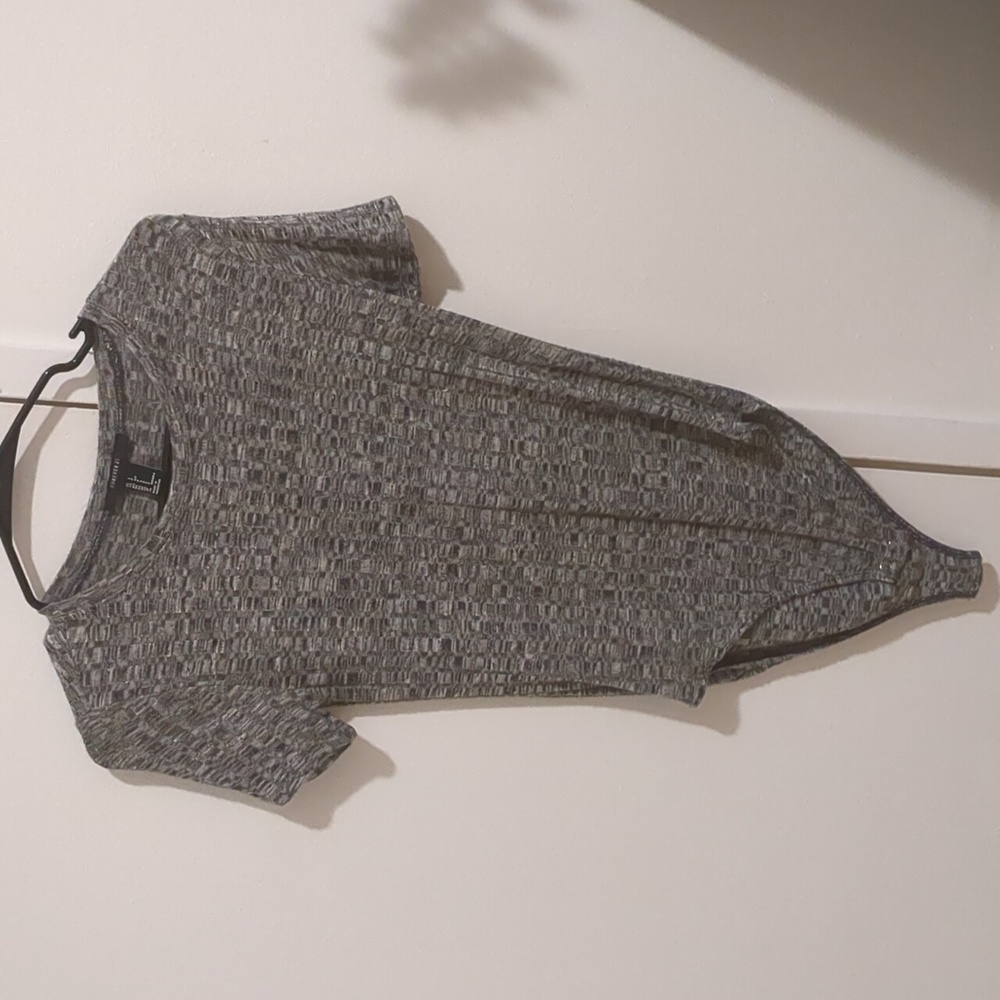 Forever 21 Heather Gray Bodysuit